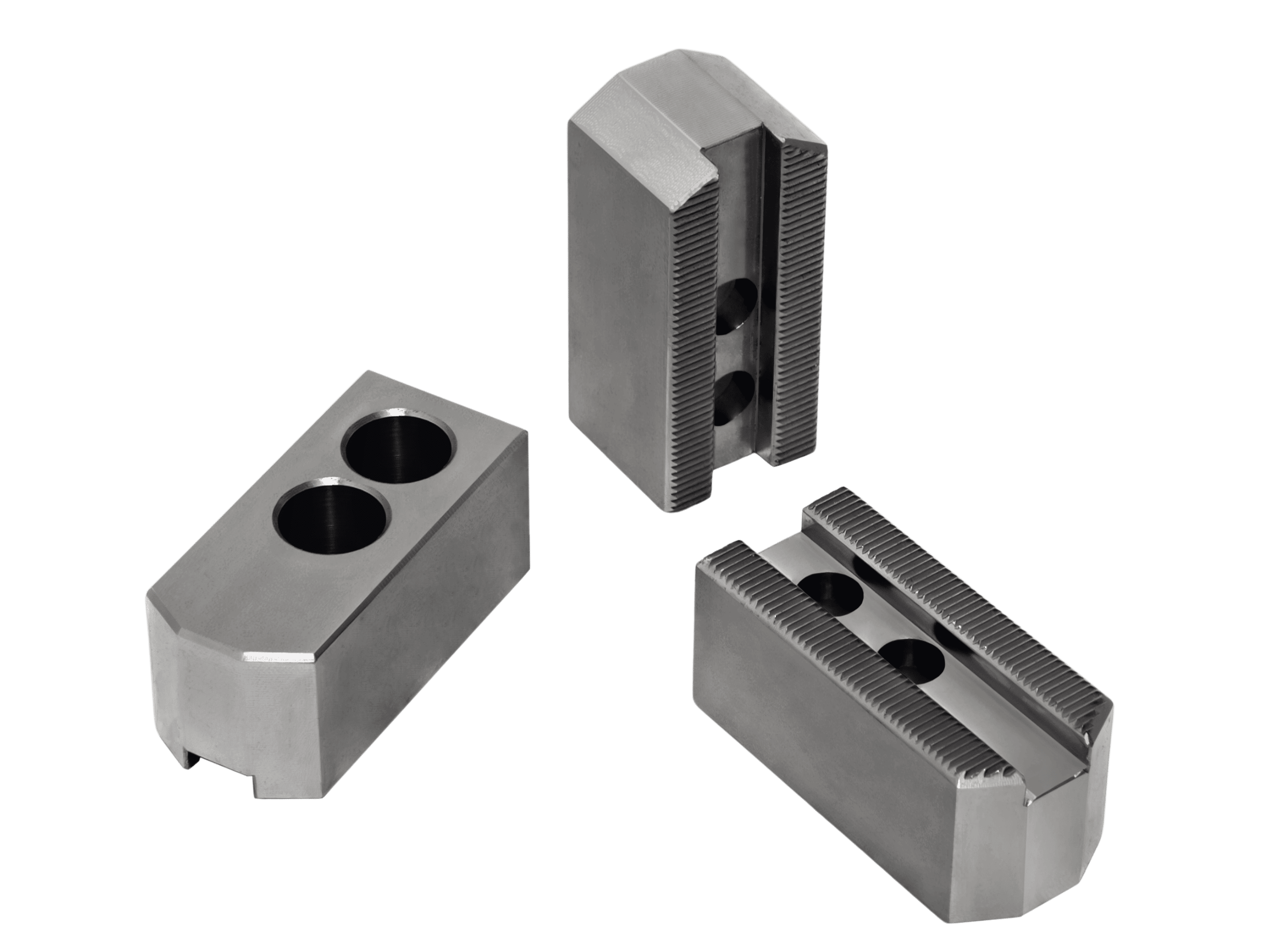 Conjunto de três castanhas Standard Metalmarchi para torno CNC